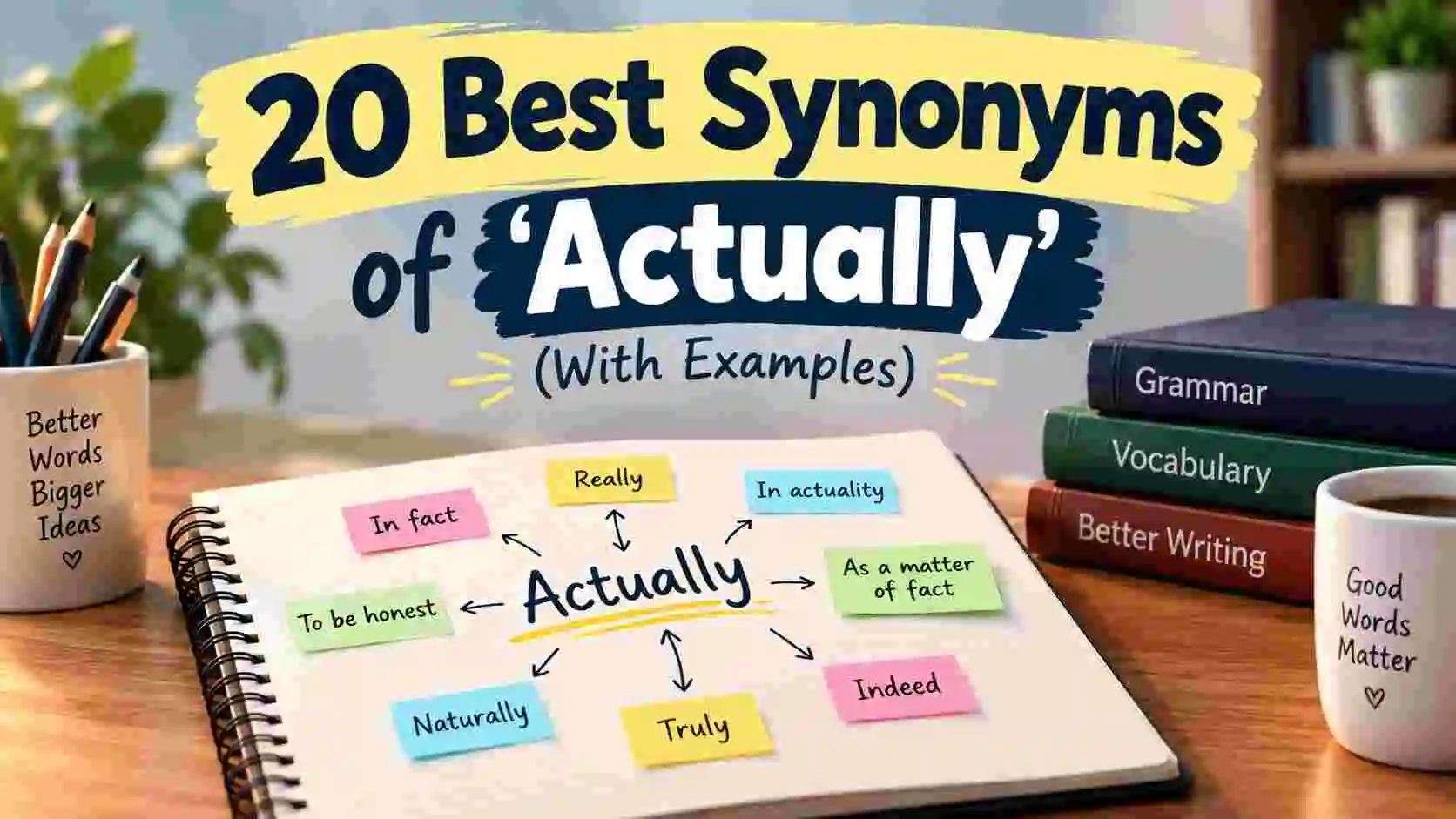 Best Synonyms of ‘Actually’ (With Examples)
