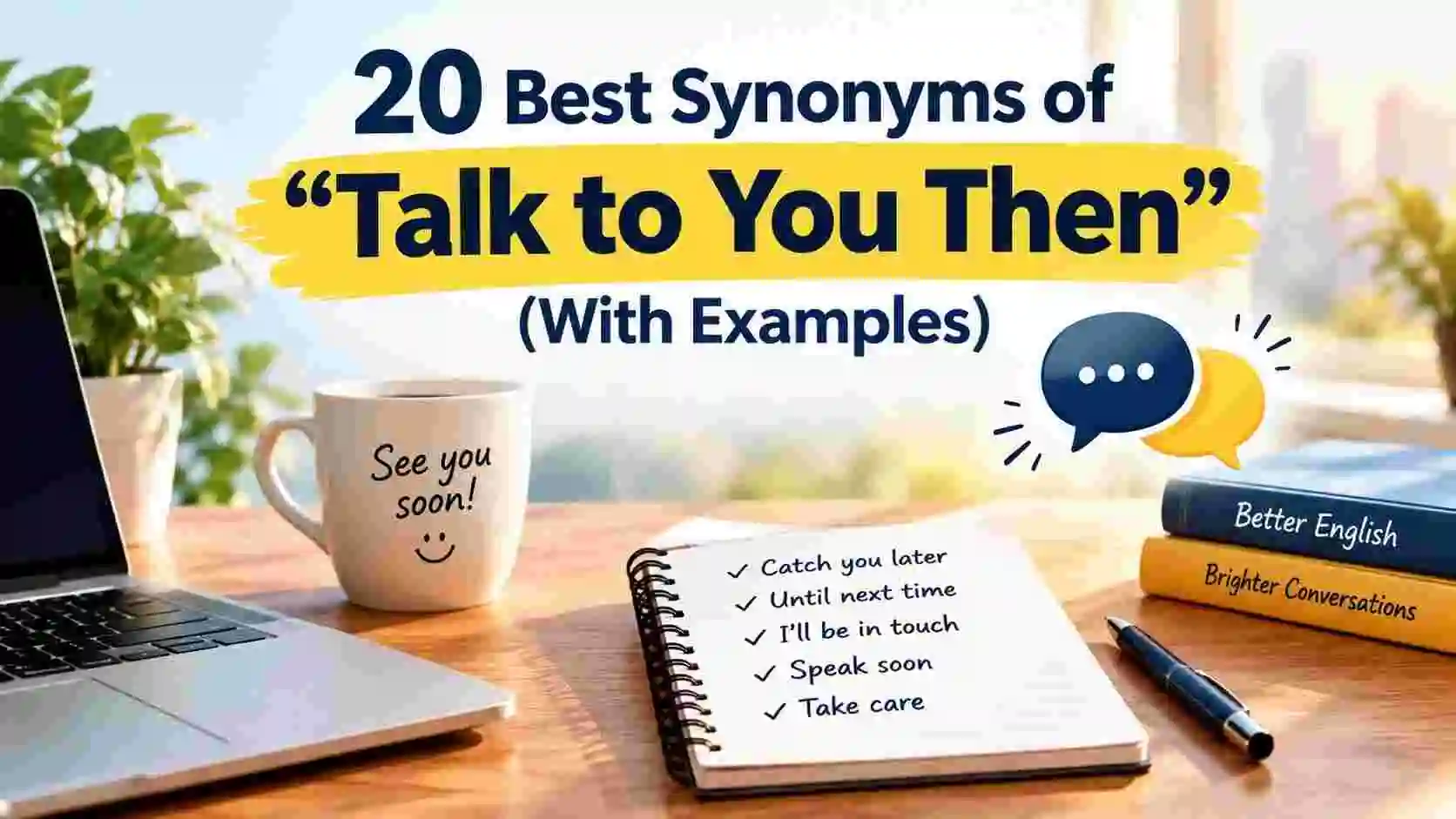 Best Synonyms of “Talk to You Then” (With Examples)