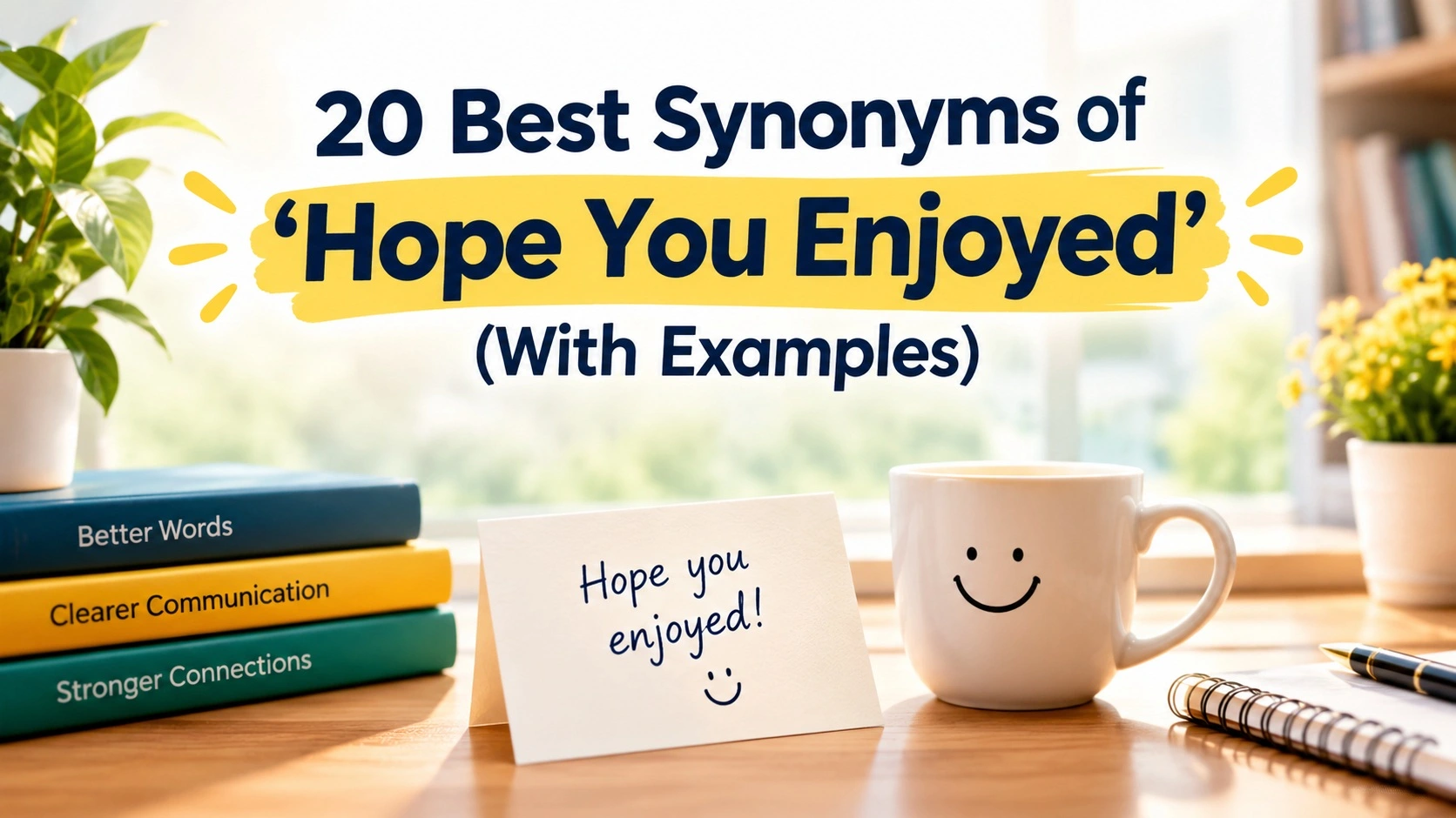 Best Synonyms of ‘Hope You Enjoyed’ (With Examples)